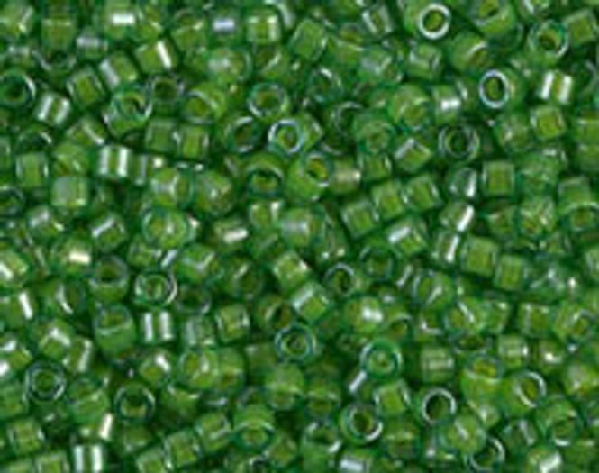 Hovedbilde Perler 274 - Lined pea green luster