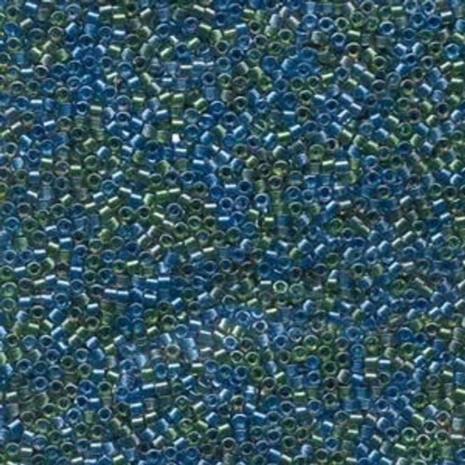 Hovedbilde Perler 985 - Lined green/blue mix