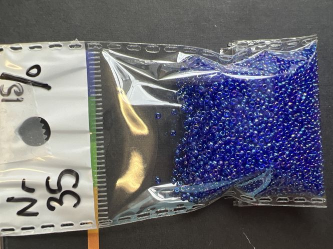 Hovedbilde Mini 35 - kobalt Transparent Aurora borealis