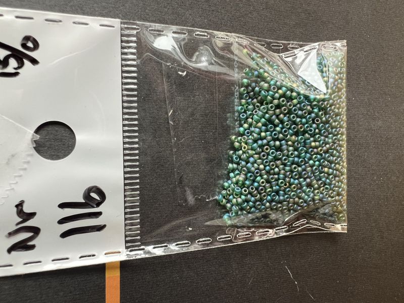 Mini 116 Matt smaragdgrønn aurora borealis 