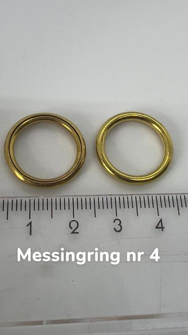 Hovedbilde messingring 4 , 15 mm