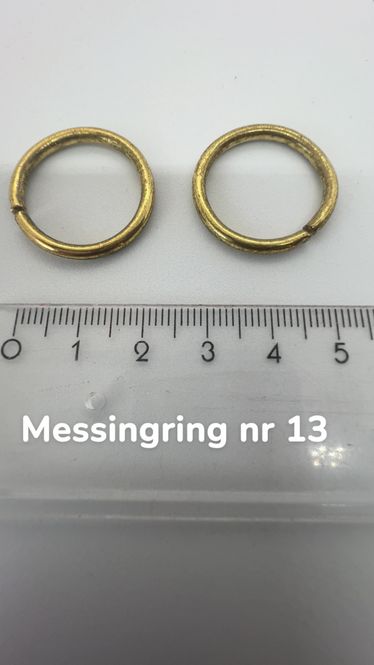 Hovedbilde Messingring nr 13, 20 mm