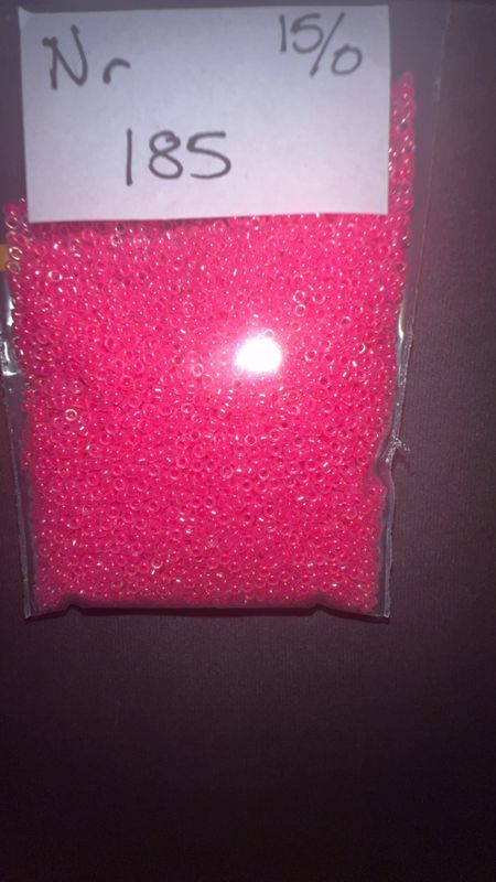 Mini 185 - Sjokkrosa med glans